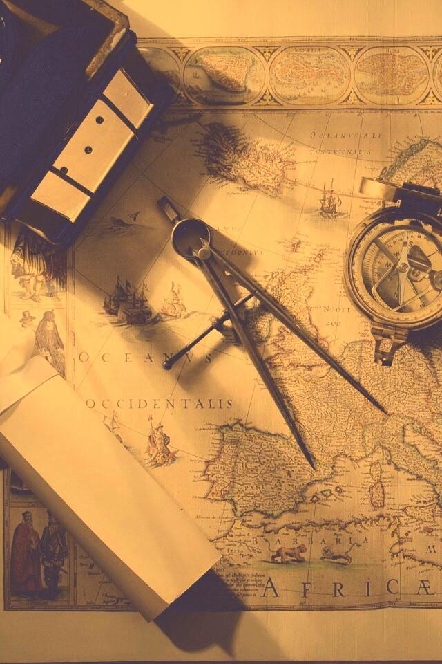 Карта путешественника обои