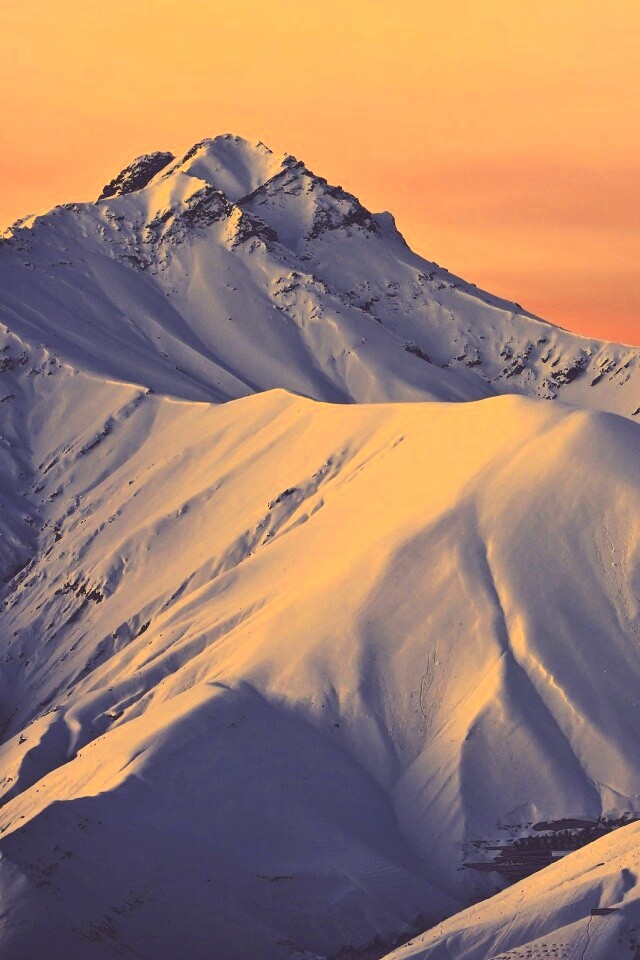 Снежные вершины обои