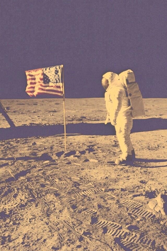 Высадка американцев на Луну обои
