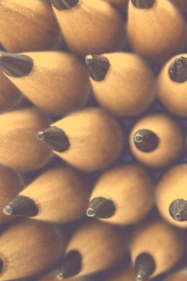 Чёрные карандаши обои