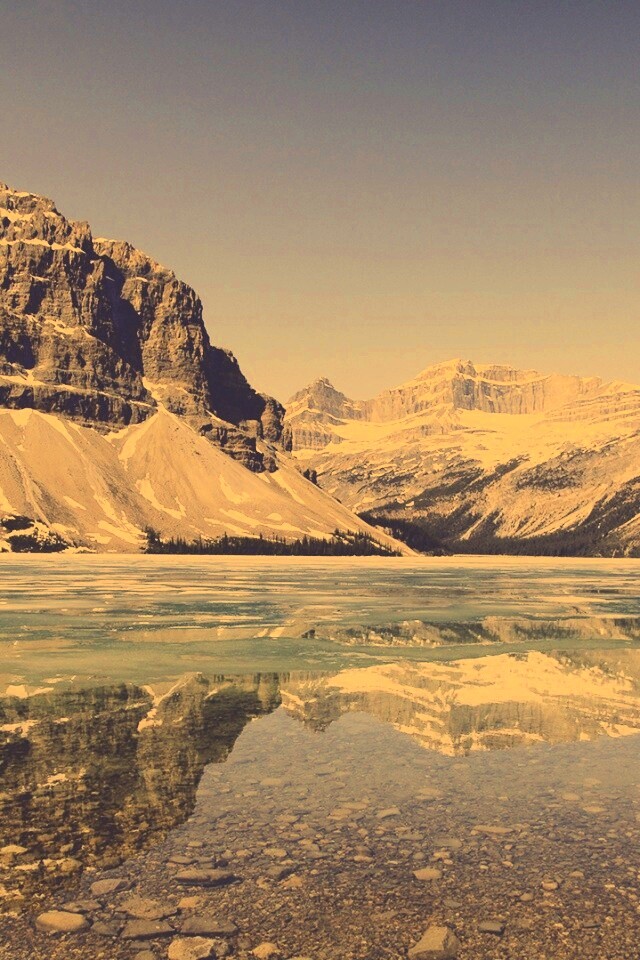 Снежные горы обои