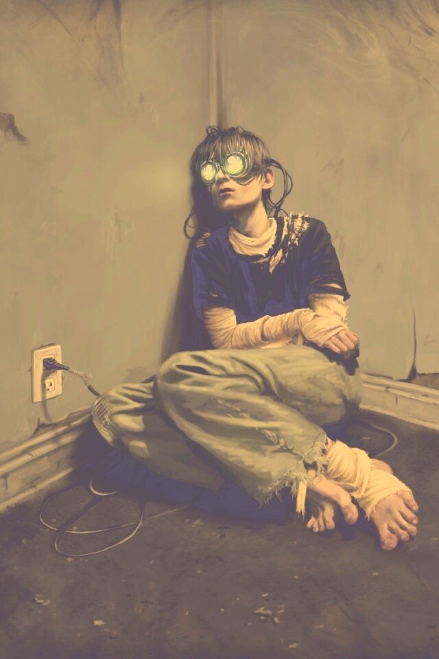 Потерянный в виртуальном мире обои