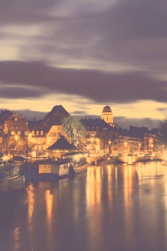 Город Страсбург обои