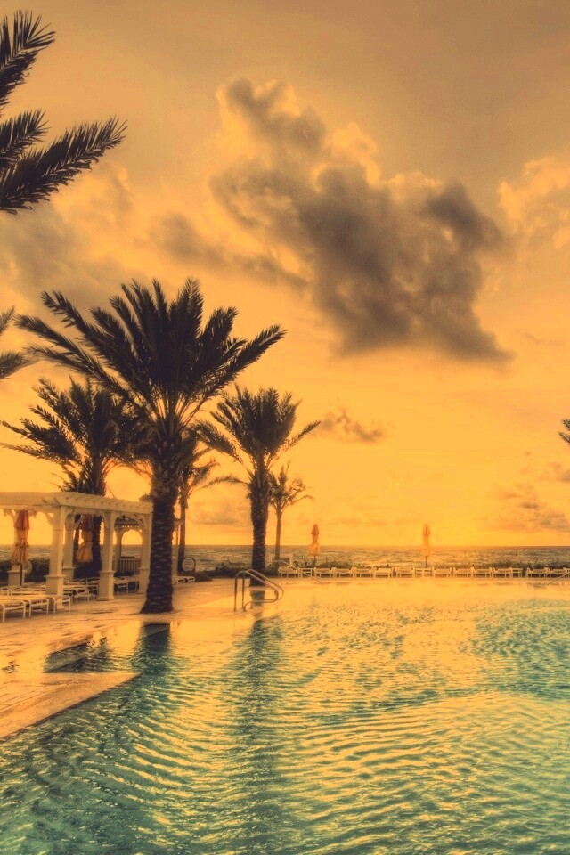 Бассейн обои