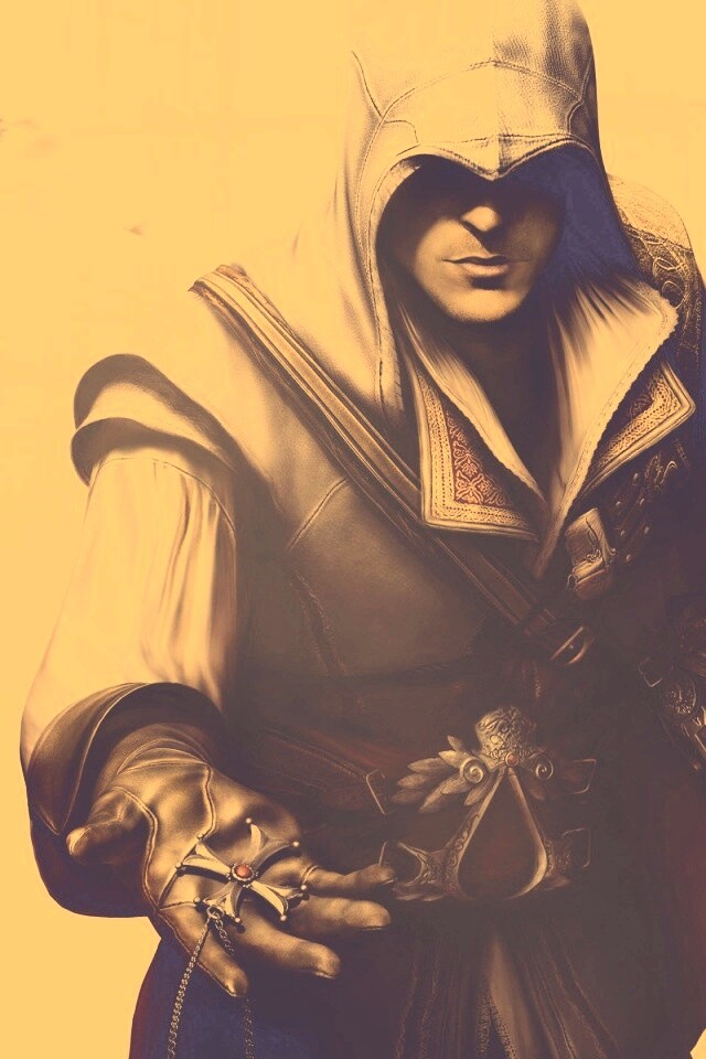 Ассасин с крестом обои