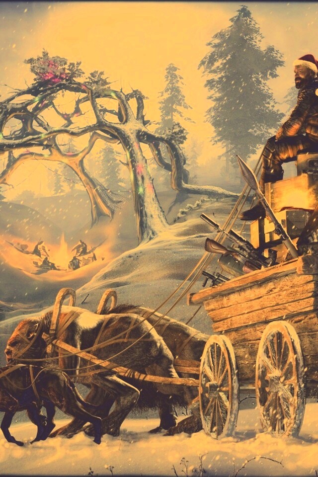 Новогодний Сталкер обои