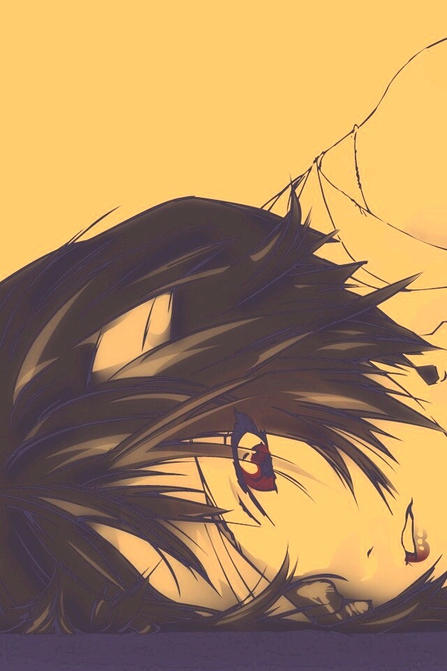 Девушка с красными глазами обои