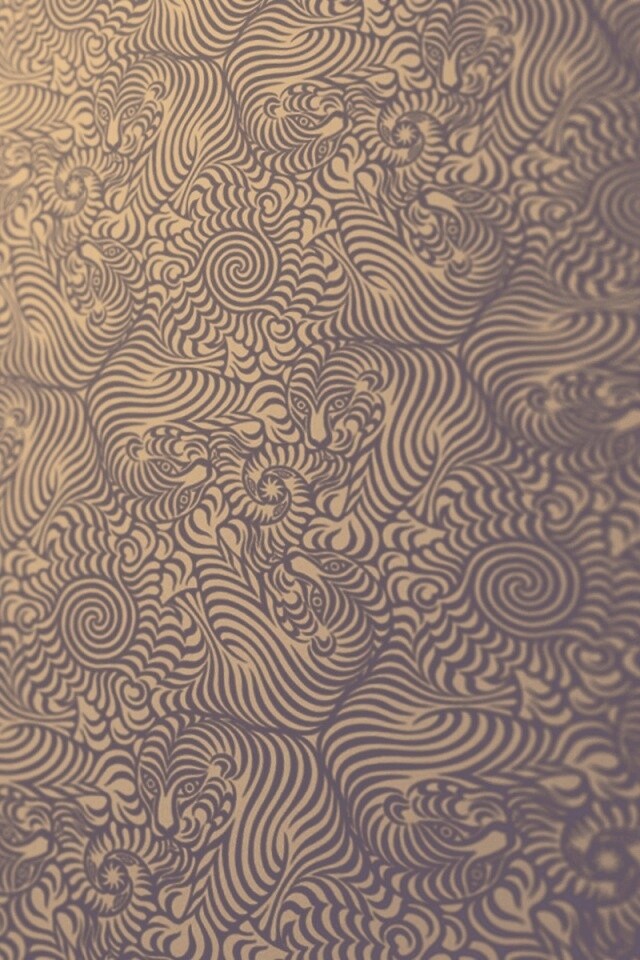 Узор с тиграми обои