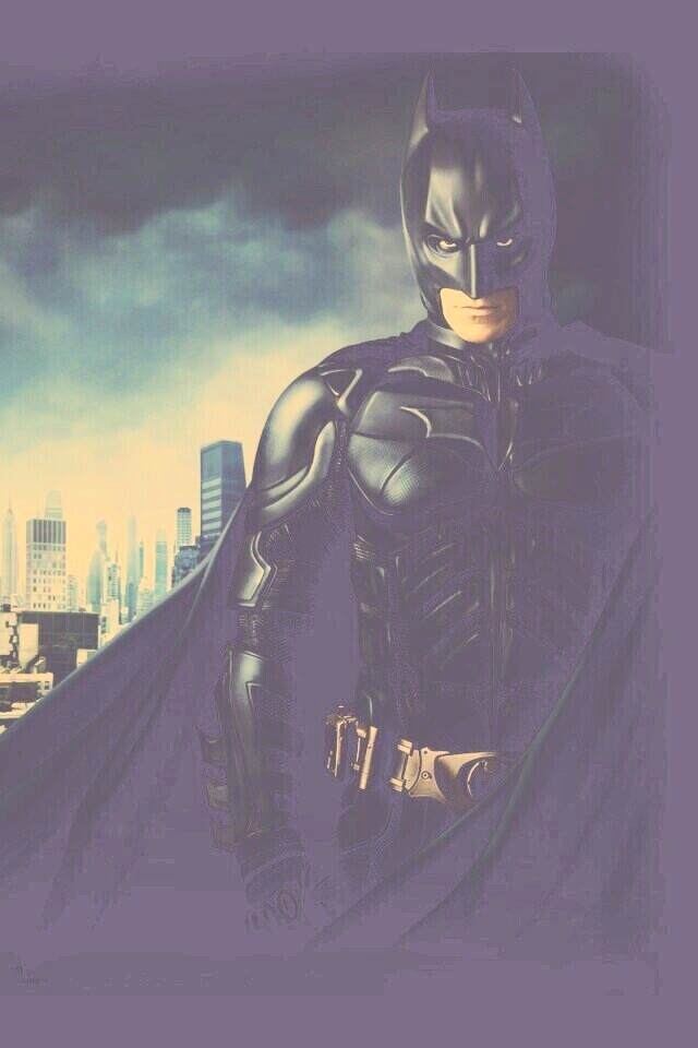 Бэтман над Готамом обои