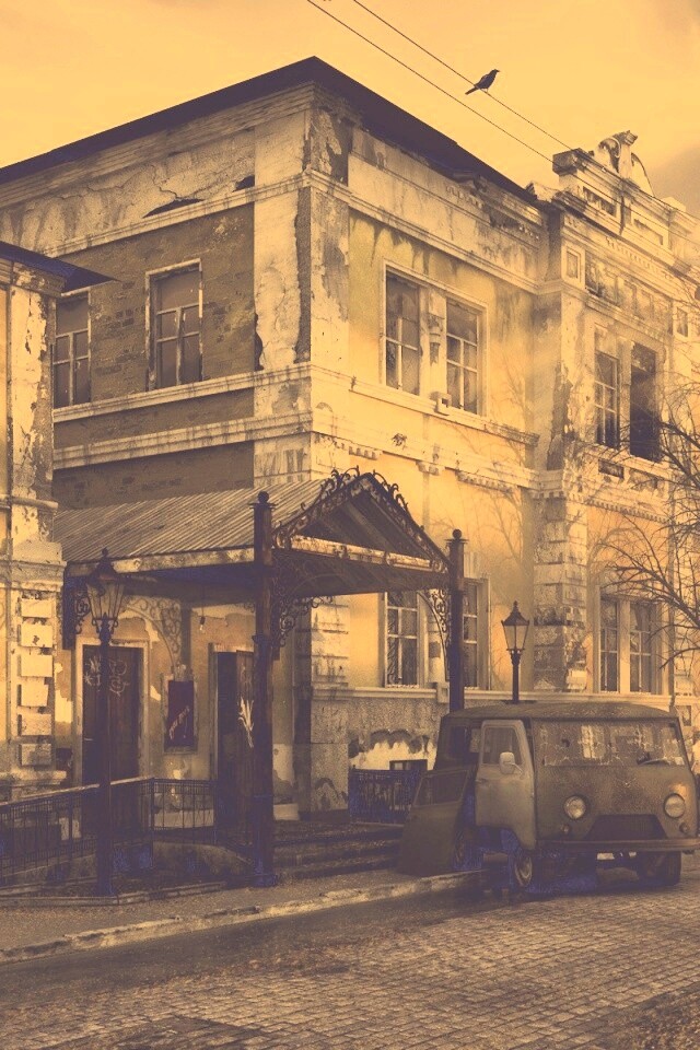 Старое здание обои