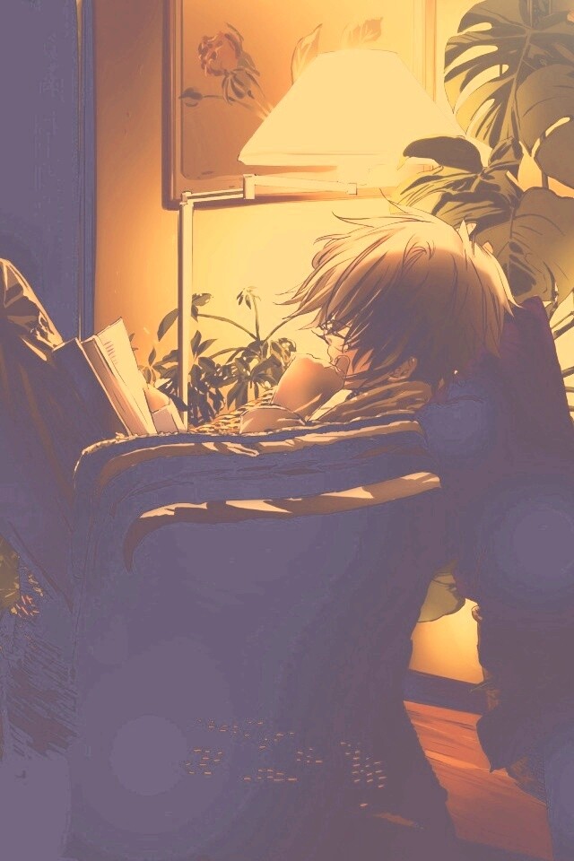 Парень чиатет книгу обои