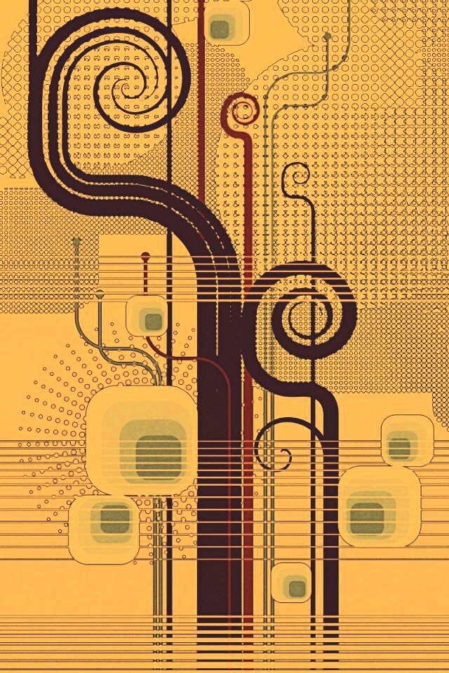 Линии и точки обои