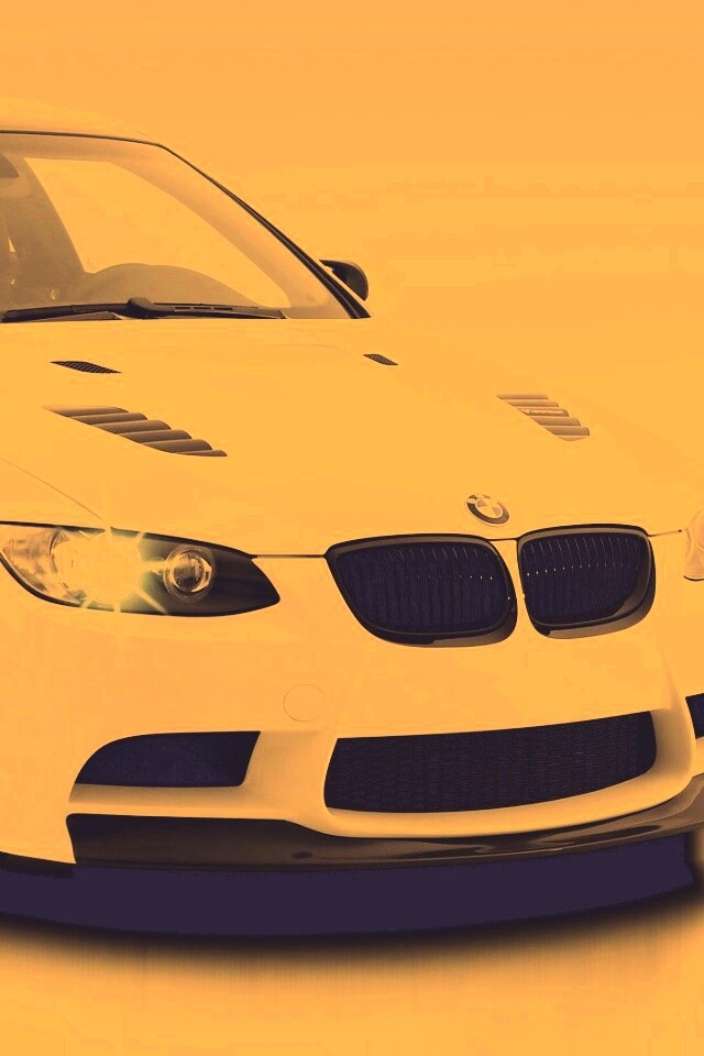 Белый БМВ обои