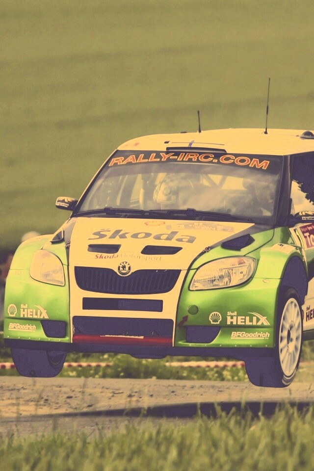Раллиййная Шкода обои