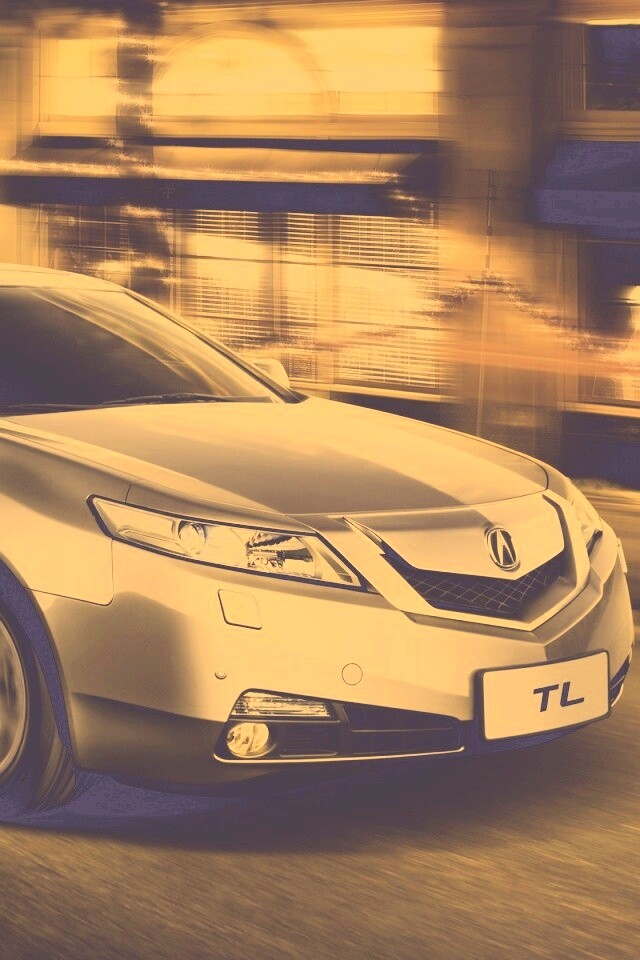 Acura в движении обои