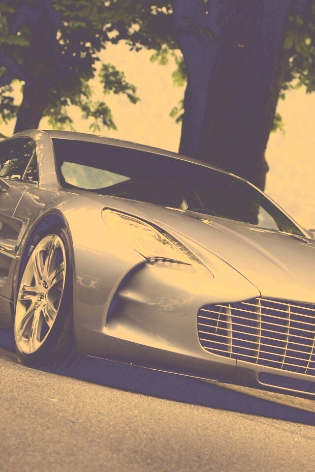 Aston Martin за городом обои