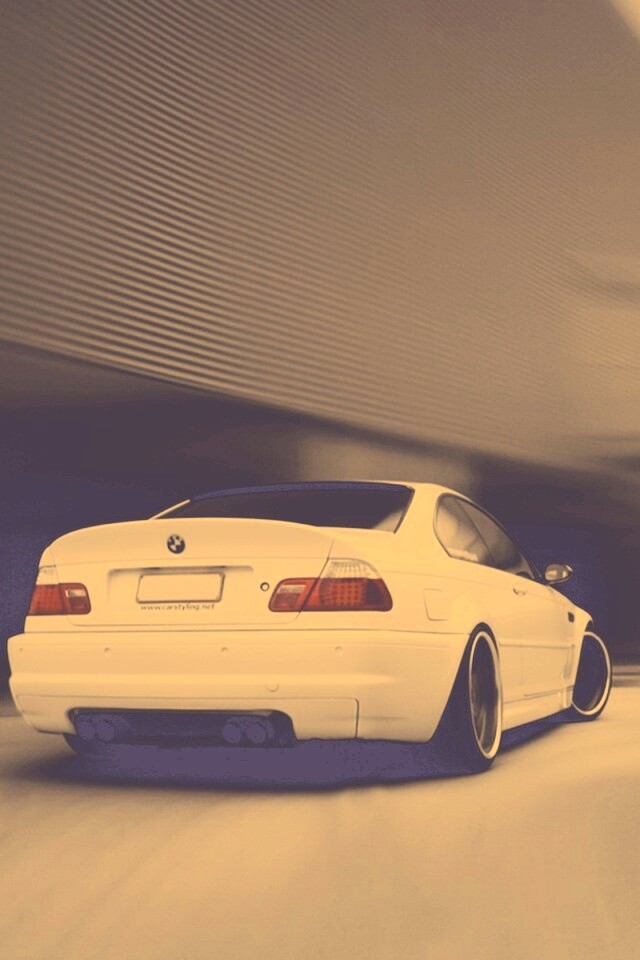 Белый БМВ обои