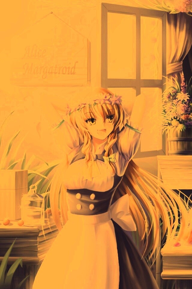 Анимешное утро обои