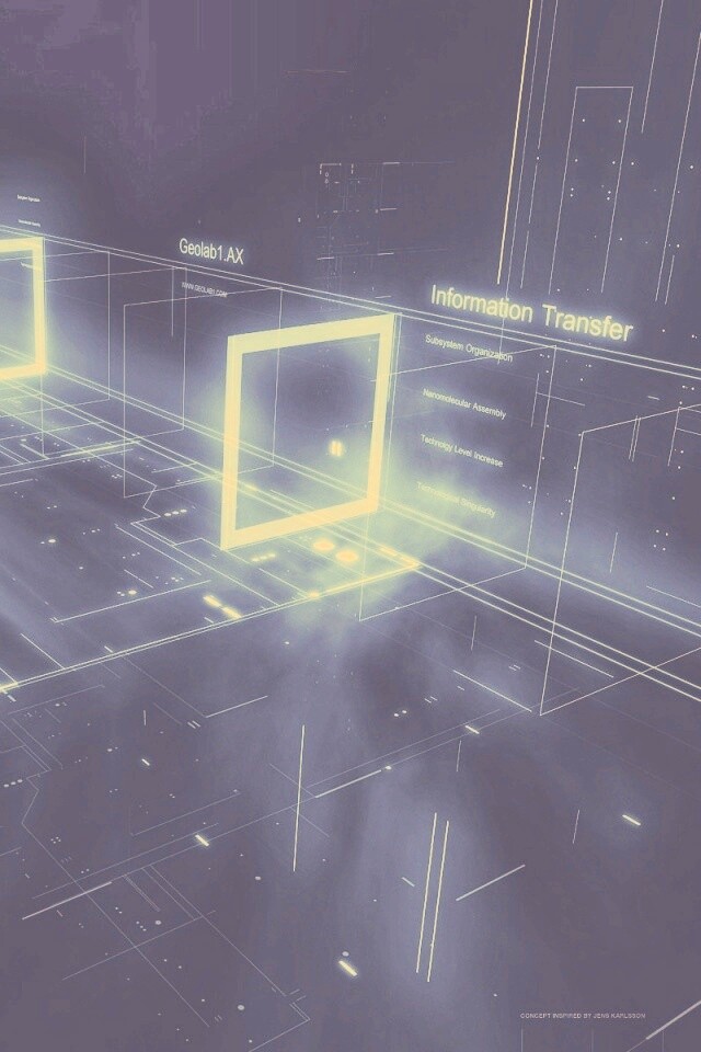 Информационный поток обои