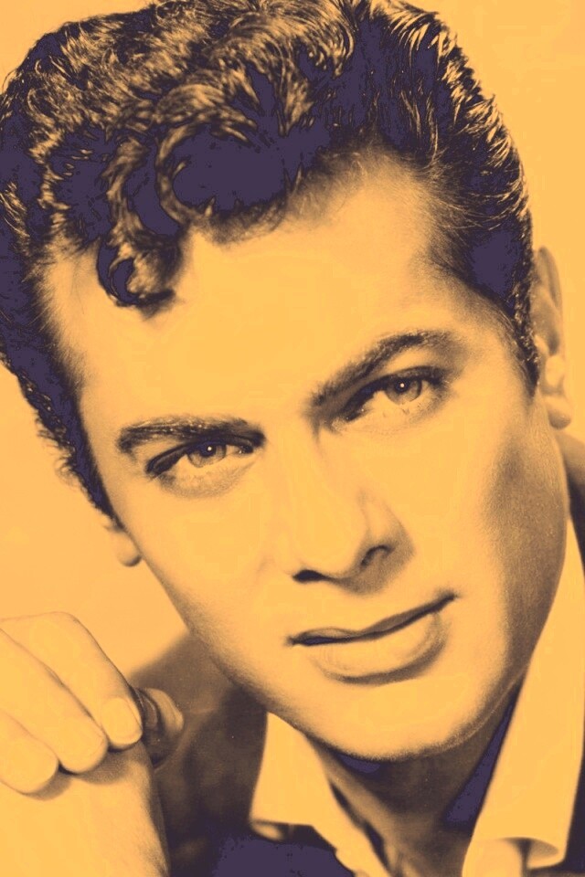 Чёрно белое фото Тони Кёртиса обои