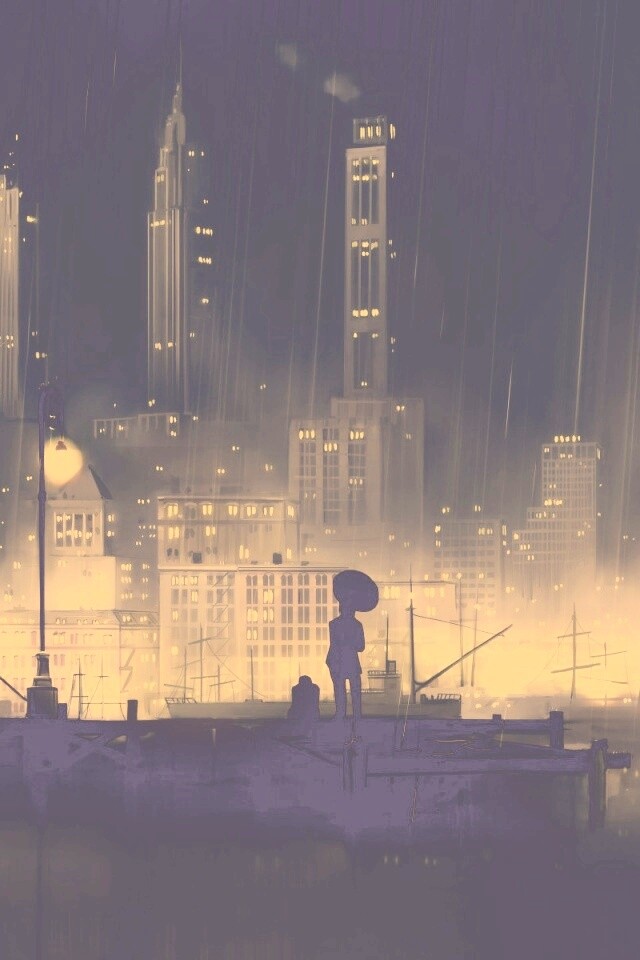 Дядька с зонтиком же обои