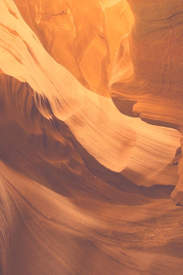 Оранжевая пещера обои