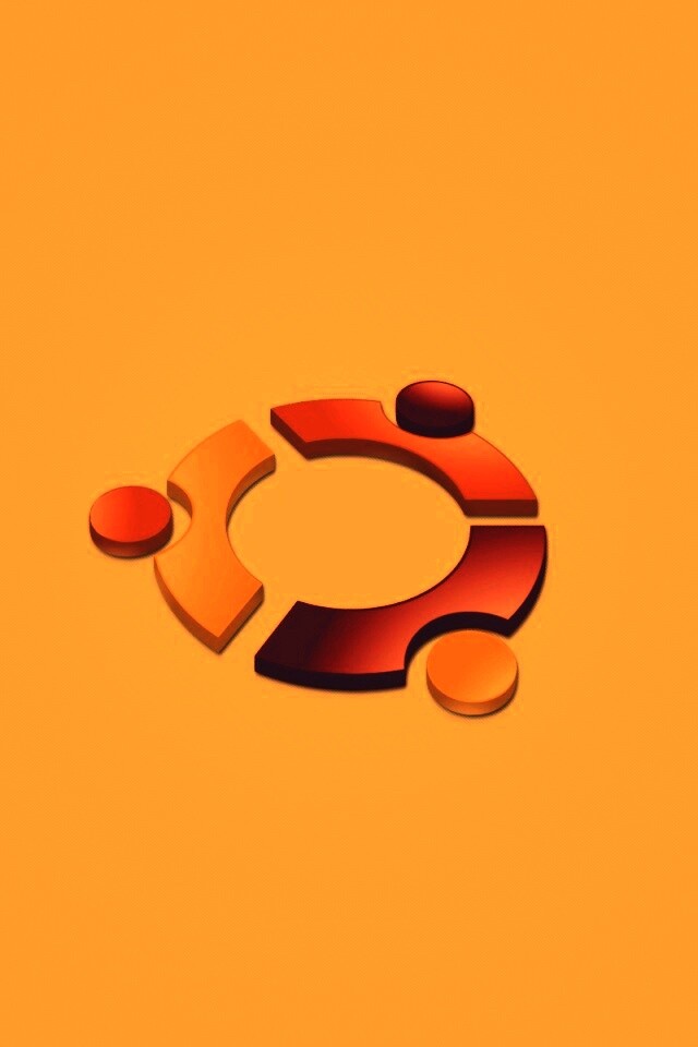 Официальный логотип Убунту обои
