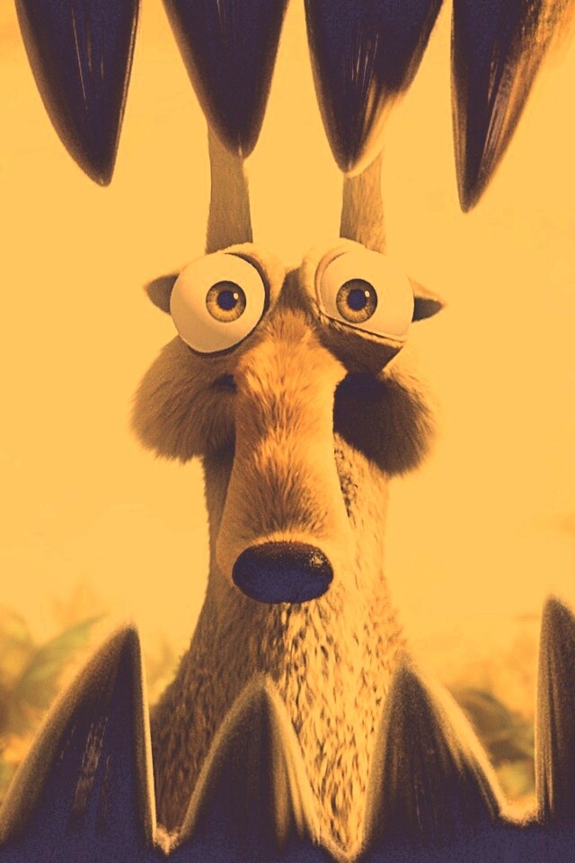 Скрэт и динозавр обои