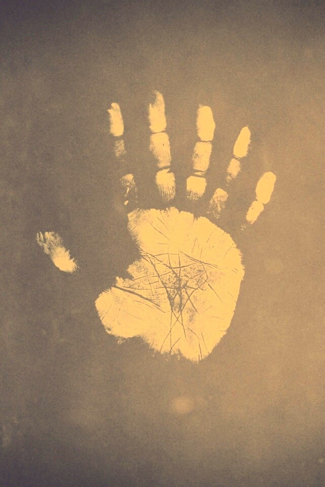 Необычный отпечаток руки обои