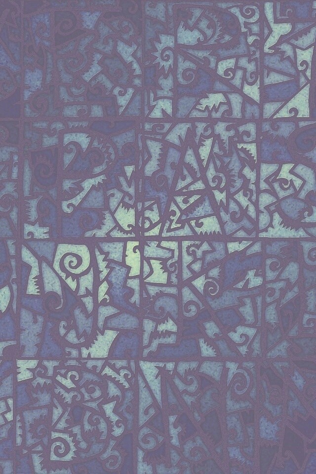 Витражные буквы обои