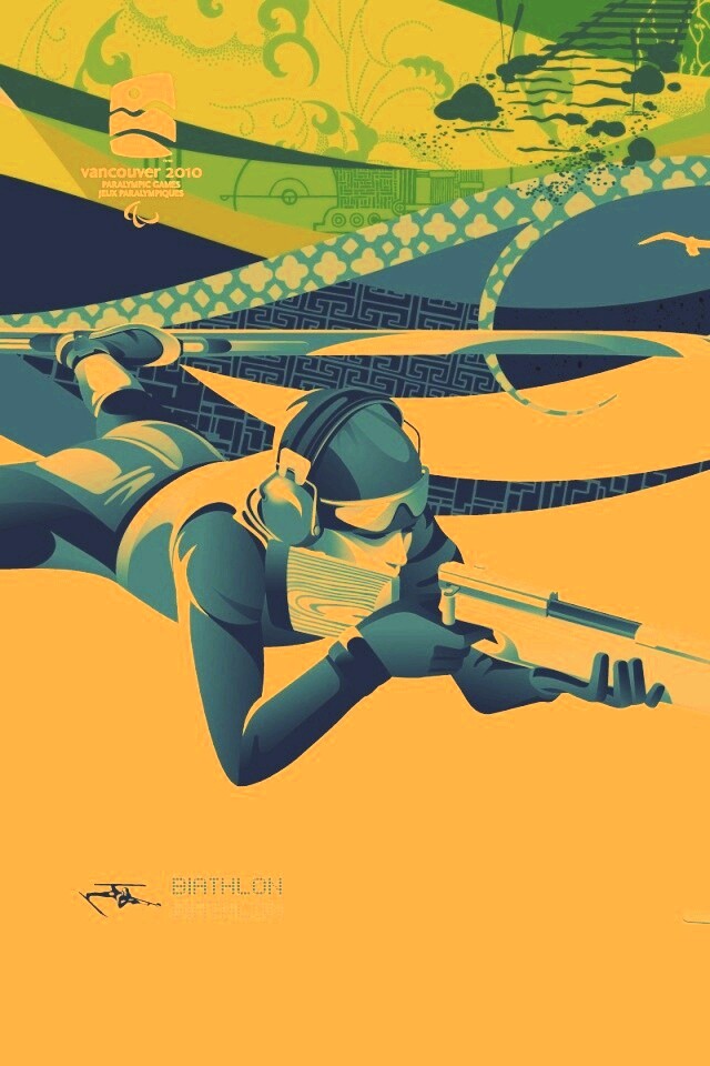 Олимпиада в Ванкувере 2010: Биатлон обои