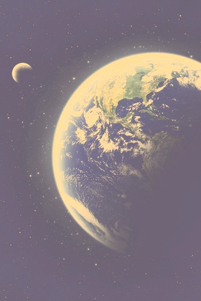 Вид Земли из космоса обои