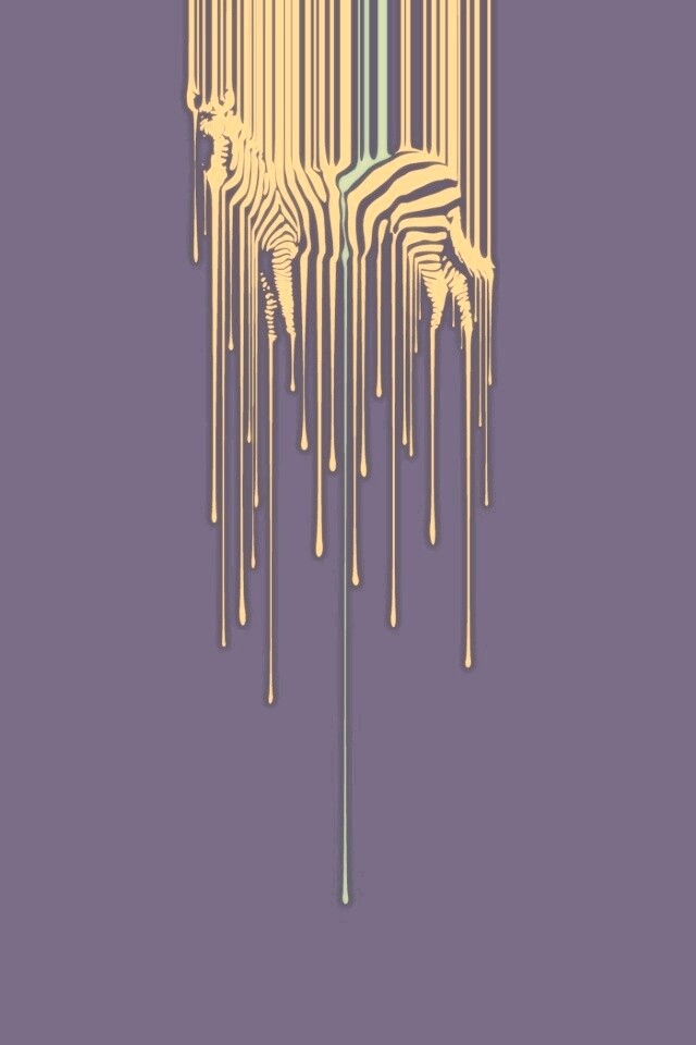 Креативное изображение зебры обои