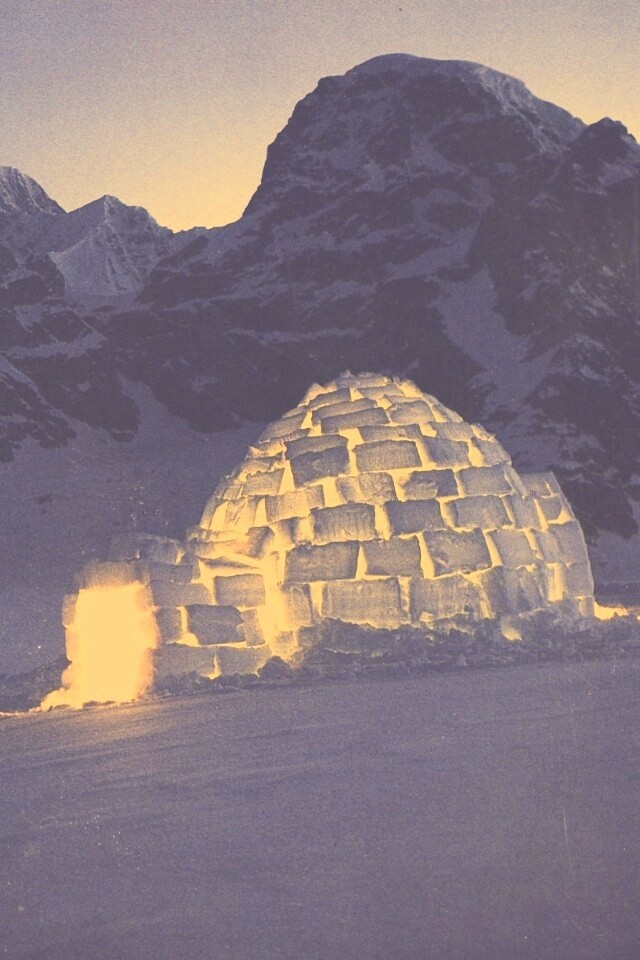 Иглу изо льда обои