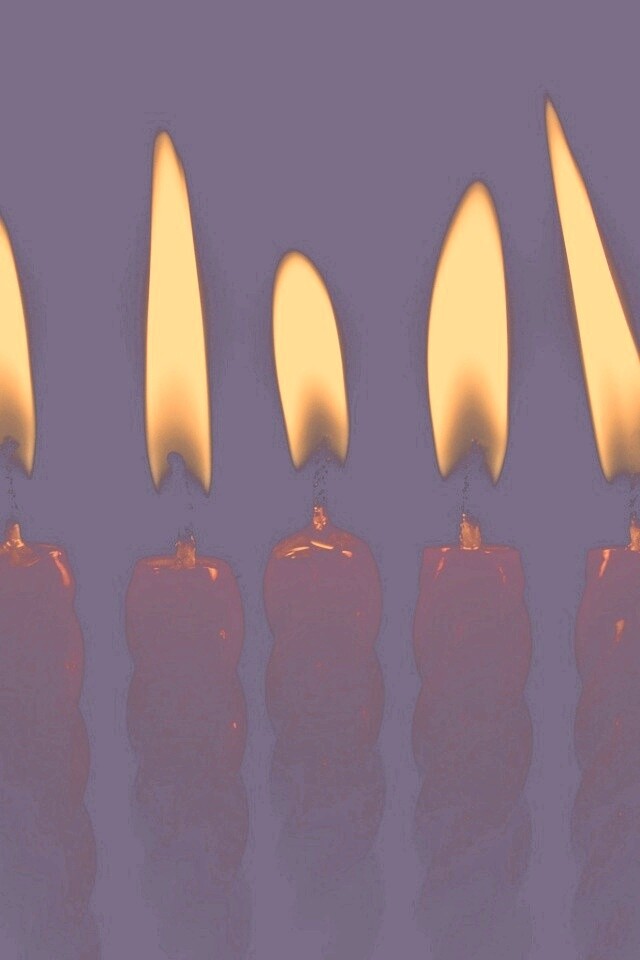 Красные свечи обои