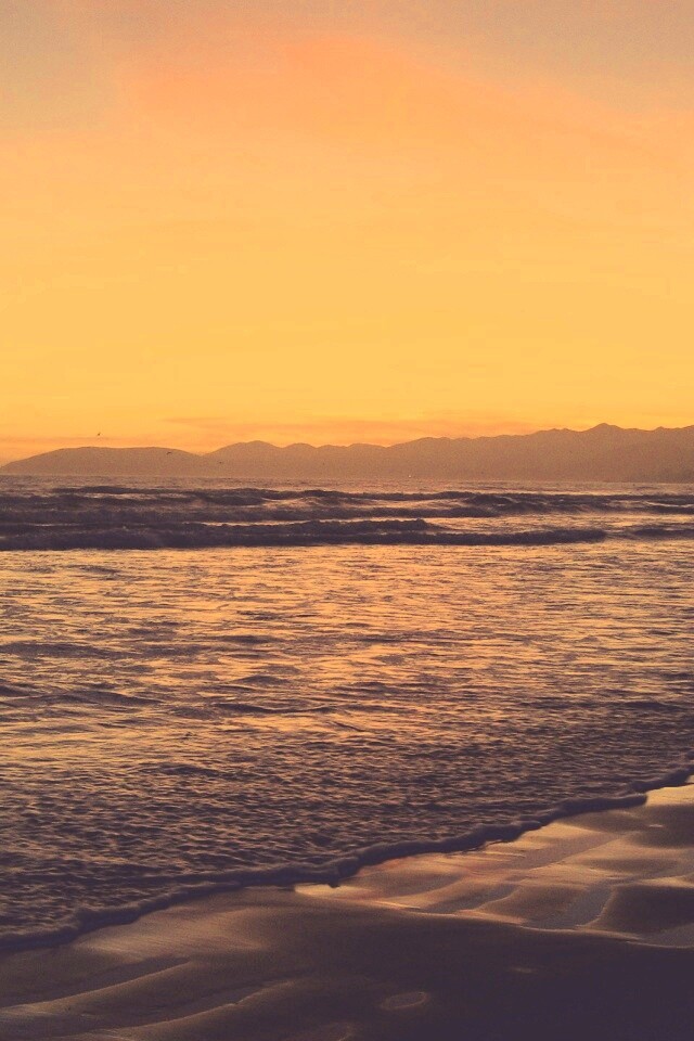 Восход на море обои