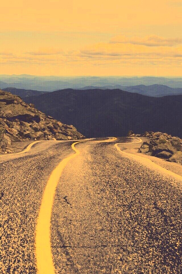 Горная дорога обои