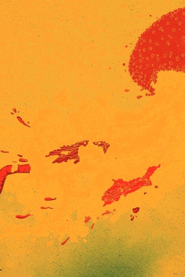 Розовая медуза обои