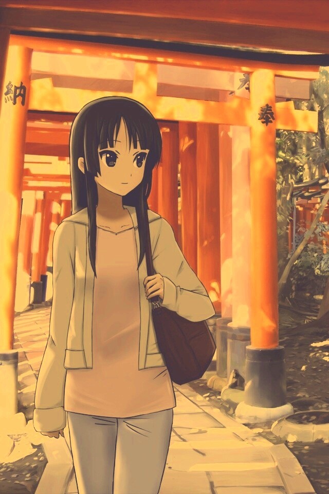 Акияма Мио обои