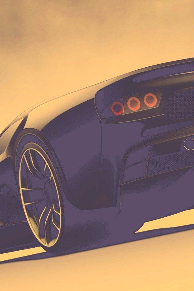 Красивый чёрный спорткар обои