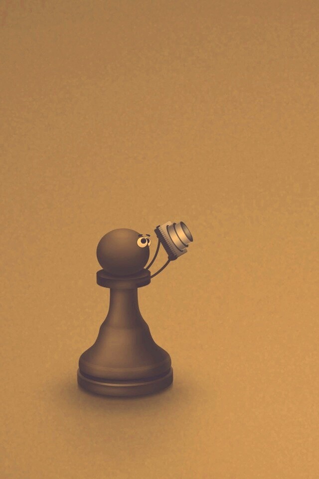 Пешка фотографирует короля обои