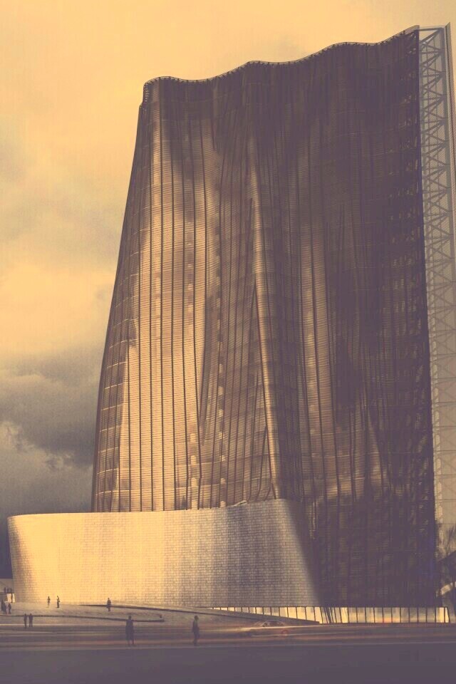 Здание обои