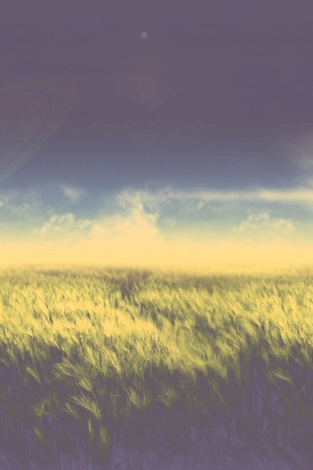 Луг на другой планете обои