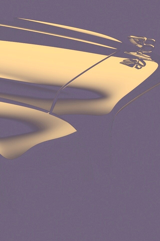 Капот чёрного авто обои