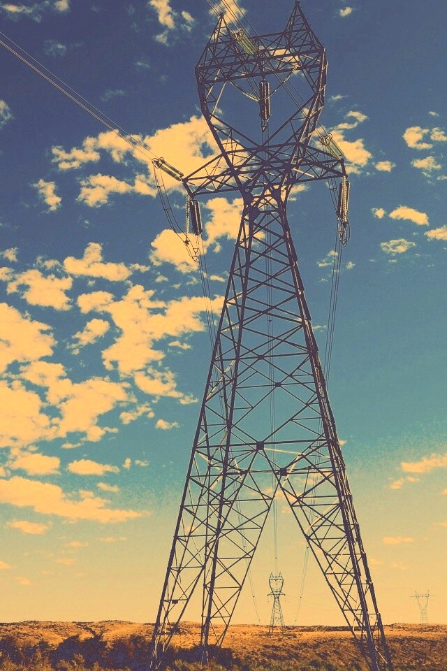 Линии электро передач обои