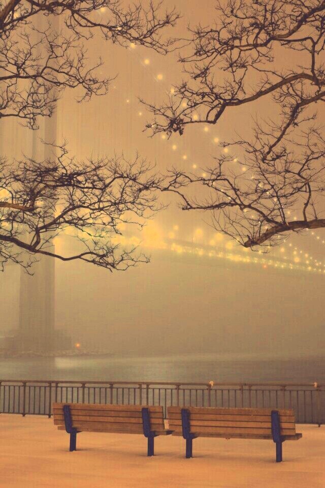 Вечер в Нью-Йорке обои