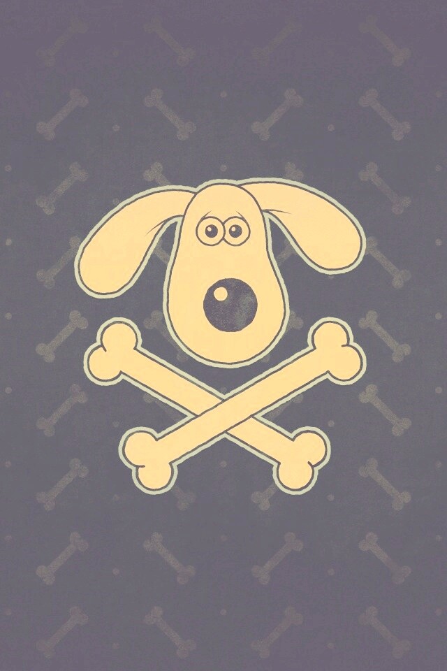 Громит и пересеченные кости обои