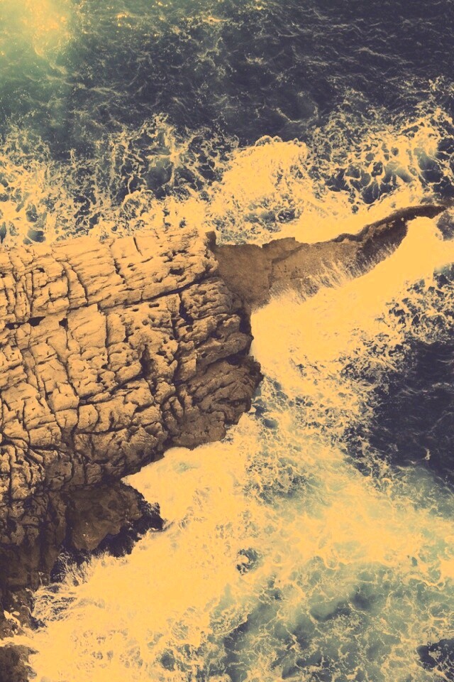 Водораздел в море обои