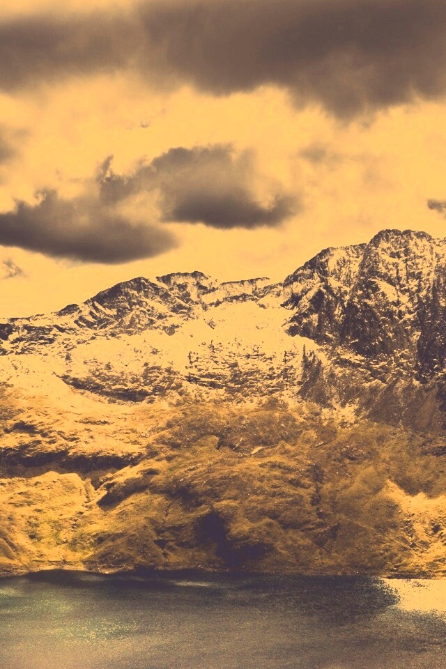 Вид на горы обои