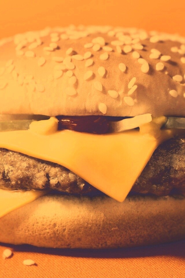 Сочный чизбургер обои